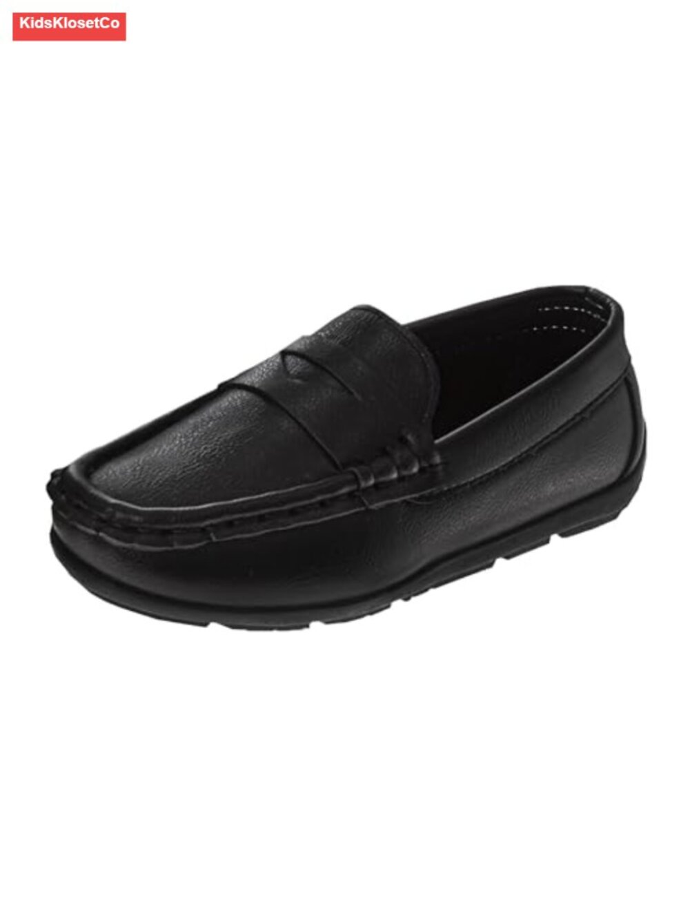 Boys Slip On Penny Loafers Dress Shoes Uniform